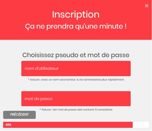 Inscrivez-vous sur FlirtAvecTransexuelles avec un formulaire détaillé de 22 champs pour rejoindre la communauté de rencontres.